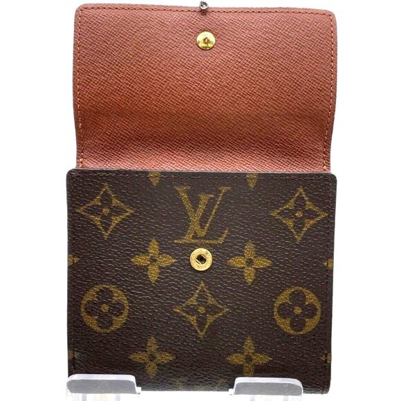 Authentic Louis Vuitton LV Monogram Porte Monnaie Leather Compact Wallet - Picture 9 of 15